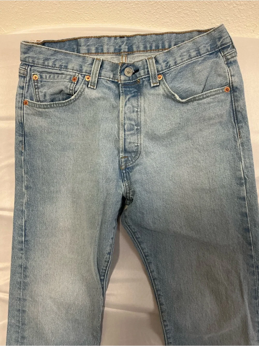 Levi's Light Blue 501 Straight-Leg Men's Jeans W31 L32